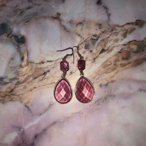 Charming Charlie’s PINK AND GOLD EARRINGS